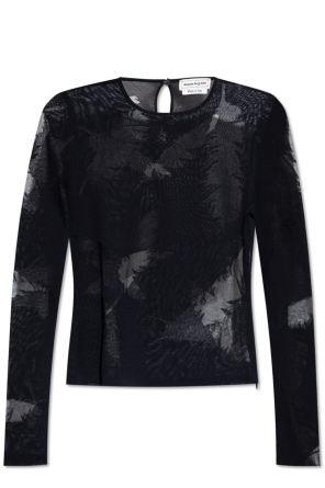 Tシャツ・カットソー alexander mcqueen SS22 SILK BLOUSE (696462_QBAB25084) alexander mcqueen SS22 SILK BLOUSE (696462_QBAB25084